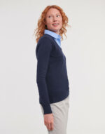 Ladies V-Neck Knitted Pullover - Image 3
