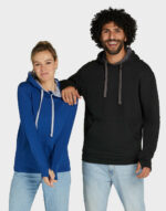 Contrast Hooded Sweatshirt Men - Image 2