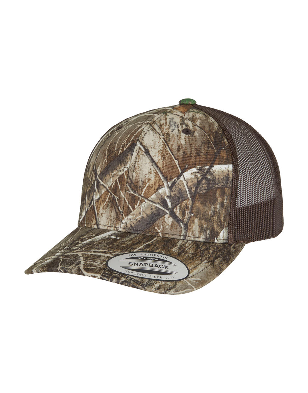 314_73_712_f-2024_01.jpg YP Classcis RealTree Camo Retro Trucker Cap - Image 1