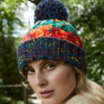 Corkscrew Pom Pom Beanie