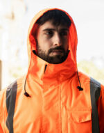 Hi-Vis Rain Jacket Lite "Kaunas" - Image 3