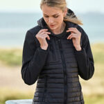 Ladies' Hooded Crossover Jacket