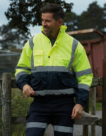 Fluo 2-Tone Bomber Jacket - Image 2