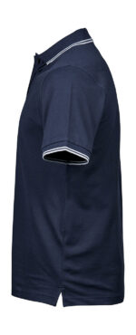 Luxury Stripe Stretch Polo - Image 3