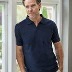 Luxury Stretch V-Neck Polo