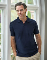 Luxury Stretch V-Neck Polo