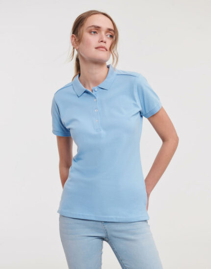 Ladies' Fitted Stretch Polo