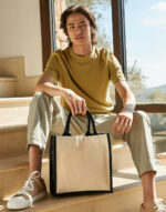 Printers' Midi Jute Bag - Image 2