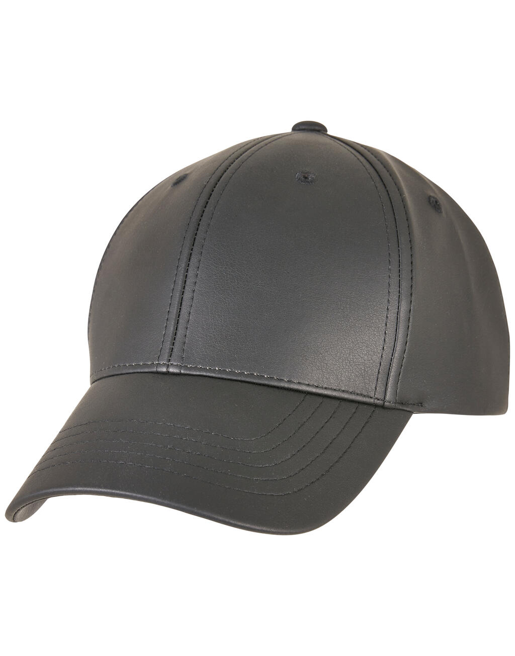 607_68_101_m-2023_01.jpg Synthetic Leather Alpha Shape Dad Cap - Image 1