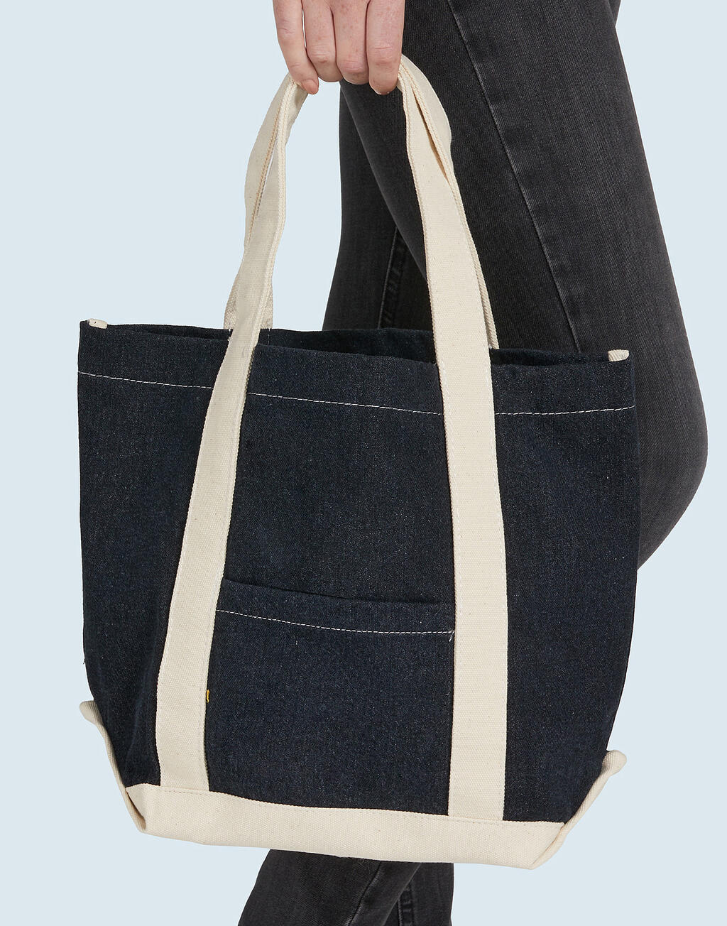 638_57_155_m-2023_02.jpg Canvas Denim Shopper - Image 1
