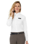 Black Tie LSL/women Poplin Shirt - Image 2
