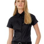 Black Tie SSL/women Poplin Shirt