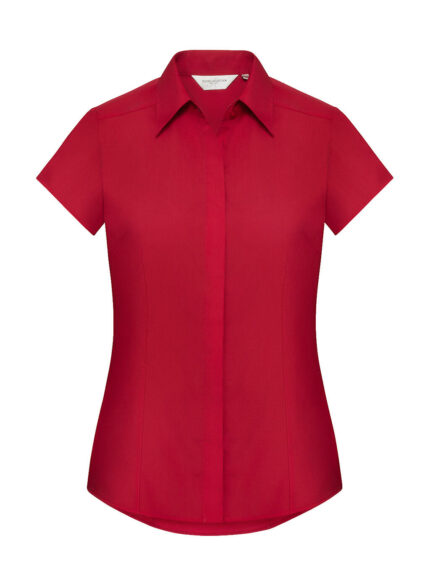 Ladies' Fitted Poplin Shirt