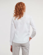 Ladies' Cotton Poplin Shirt LS - Image 3
