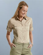 Ladies' Roll 3/4 Sleeve Shirt - Image 3