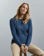 Ladies' Crew Neck Knitted Pullover - Image 2