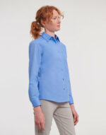 Ladies' LS Poplin Shirt - Image 2