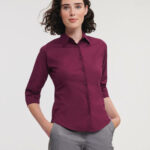 Ladies' 3/4 Sleeve Easy Care Fitted Shirt