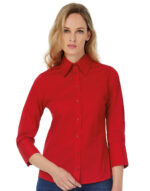 Milano/women Popelin Shirt 3/4 sleeves - Image 2