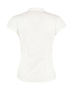 Women's Tailored Fit Mandarin Collar Blouse SSL - Image 2