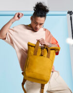 Recycled Twin Handle Roll-Top Backpack - Image 2