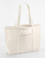 Striped Organic Cotton Shopper - Image 3