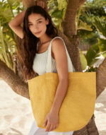 Soft Washed Jute Beach Bag - Image 2