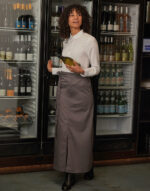 BERLIN Long Bistro Apron with Vent and Pocket - Image 4