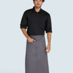 ROME - Medium Length Bistro Apron with Pocket