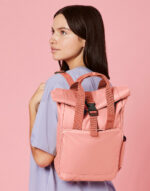 Recycled Mini Twin Handle Roll-Top Backpack - Image 2