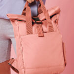 Recycled Mini Twin Handle Roll-Top Backpack