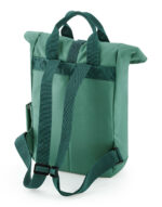 Recycled Mini Twin Handle Roll-Top Backpack - Image 5