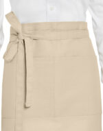 BRUSSELS - Short Recycled Bistro Apron with Pocket - Image 2