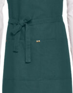 PROVENCE - Eyelet Bib Apron with Pocket - Image 3