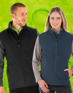 Women's Recycled 2-Layer Printable Softshell B/W - Image 2