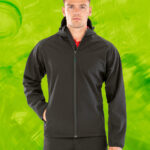 Men's Recycled 3-Layer Hooded Softshell