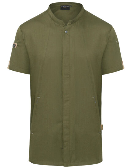 Short-Sleeve Chef Jacket Green-Generation