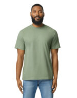 Softstyle Midweight Adult No Label Enzyme Wash T-S - Image 2