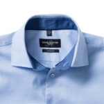 Tailored Contrast Herringbone Shirt LS – Image 7