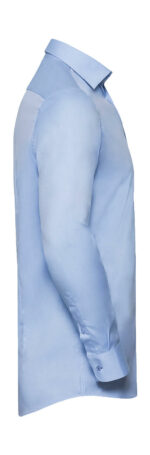 Tailored Contrast Herringbone Shirt LS – Image 6