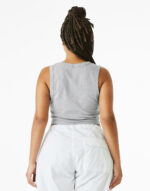 Women's Micro Rib Muscle Crop Tank – Image 2