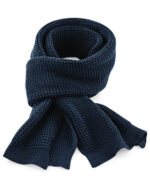 Classic Waffle Knit Scarf – Image 2