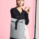 Reflective Roll-Top Backpack