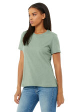 Women's Relaxed CVC Jersey Short Sleeve Tee – Image 4
