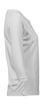 Ladies 3/4 Sleeve Stretch Tee – Image 4