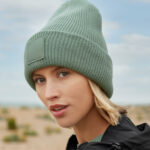 Deep Cuffed Tonal Patch Beanie