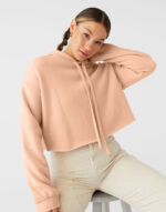 Women's Cropped Fleece Hoodie – Image 5