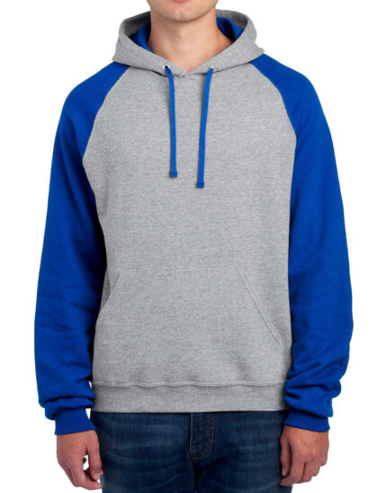 NuBlend Colour Block Raglan Hooded Sweatshirt