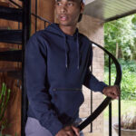 Pique Hoodie with Zipped Pocket