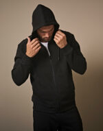 Ribbed Interlock Hooded Full Zip – Image 2